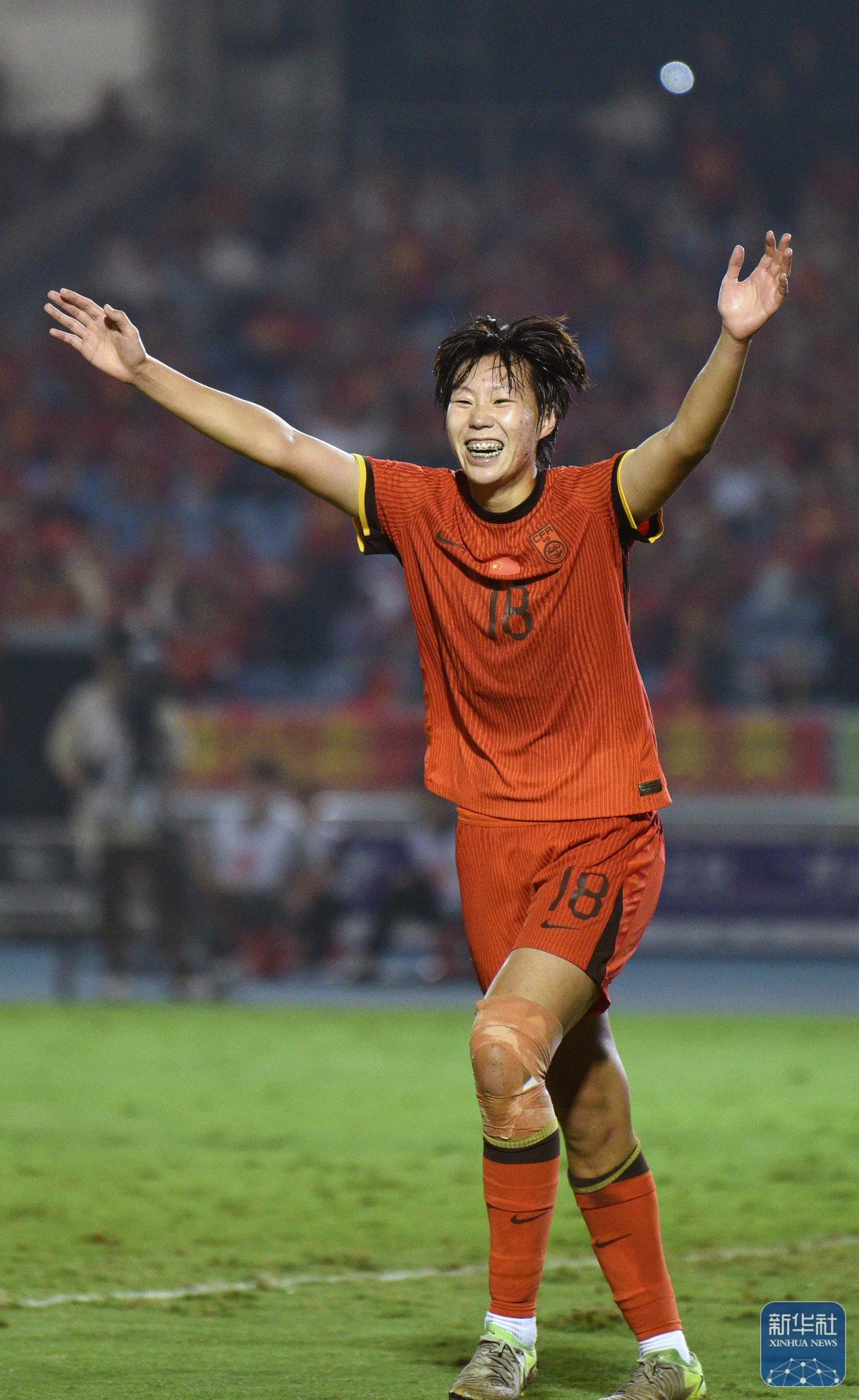 中国队在女足国际比赛中崭露头角